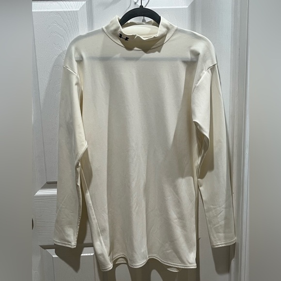 UNDER ARMOR COLD GEAR MENS LONG SLEEVE MOCK NECK T-SHIRT SIZE  XXL - Picture 1 of 10